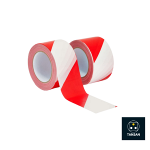 ruban de signalisation WTRW4201 TANSAN rouge blanc balisage chantier