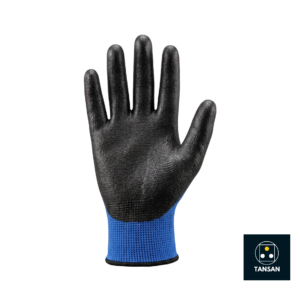gant travail nitrile double enduction bleu noir TANSAN manutention